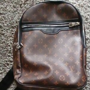 Louis Vuitton Monogram Brown and Black Backpack